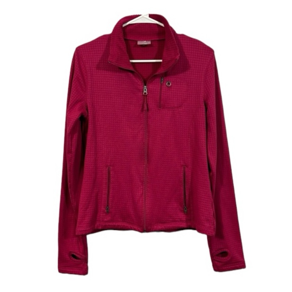 Fullzip quilted fleece lined jacket size medium